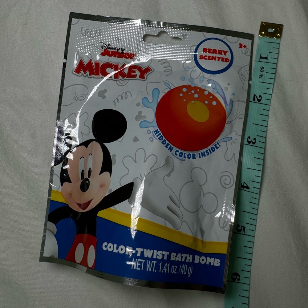 NWT - Disney Mickey Mouse Berry Bath Bomb *SEALED*NEW* - Picture 1 of 2